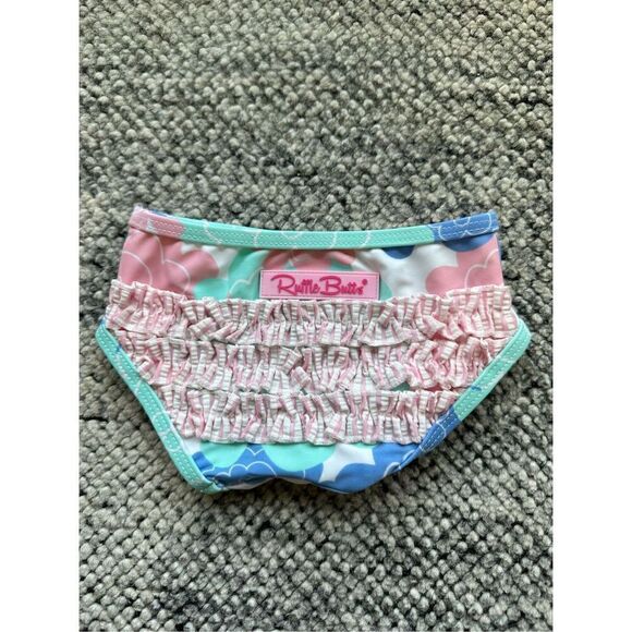 Ruffle Butts 3-6 months Baby Girl Swim Bottoms - Picture 1 of 3